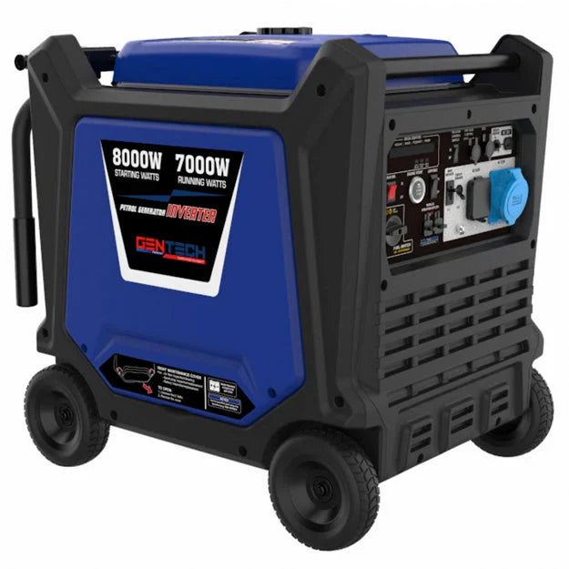 Trade Professional – TP 8000 4S – 7.5kW 16HP 9.4kVA Petrol Gen Set.