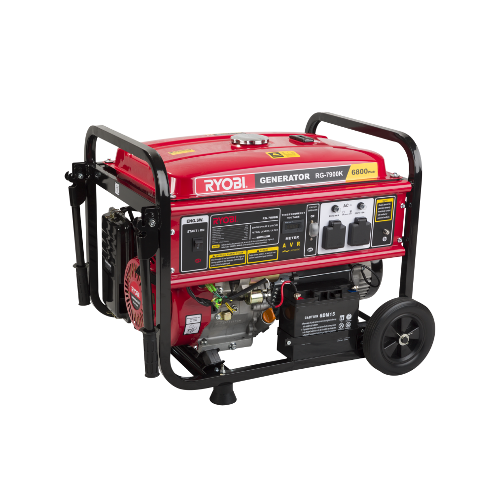 Ryobi RG-7900K Generator 7500W 4-Stroke Key-Start