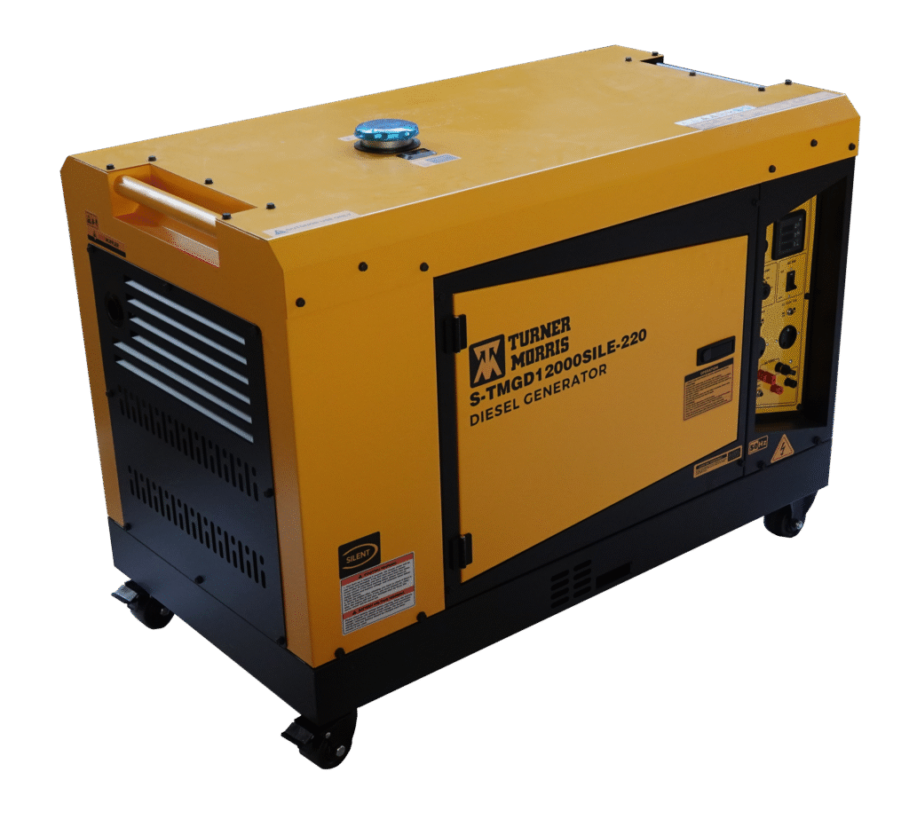 Turner Morris Single Phase Generator 12KVA 220V Diesel Electric Start Super Silent