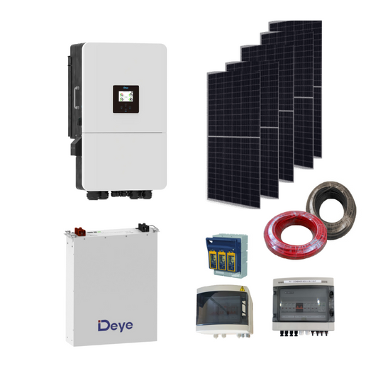 Deye 5kw Solar Kit with Deye battery 5.12kw Storage