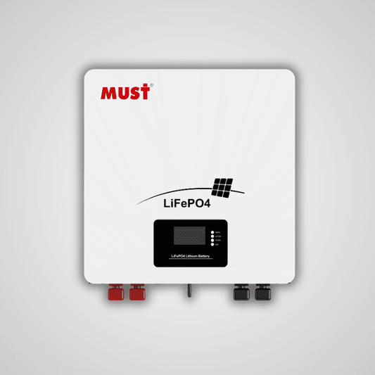 MUST 2.56KWH 100AH LITHIUM 24V BATT + IN BUILT WIFI